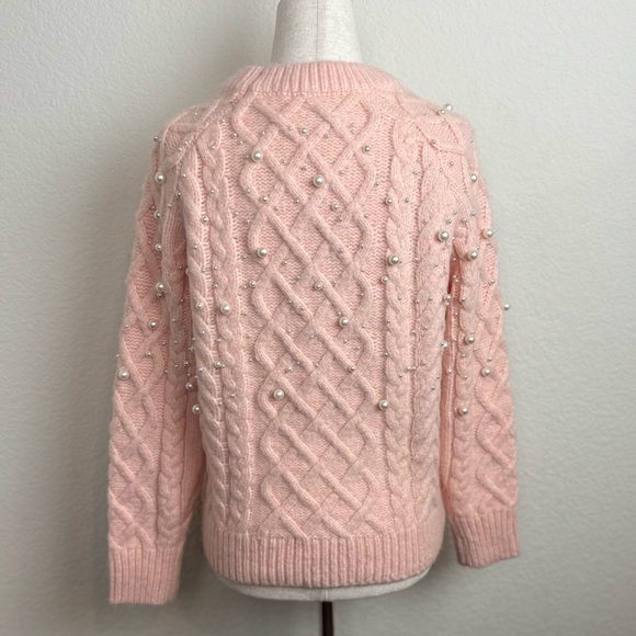 Carbon38 Pearl Embellished Sweater - Rose Cloud - Picture 9 of 13